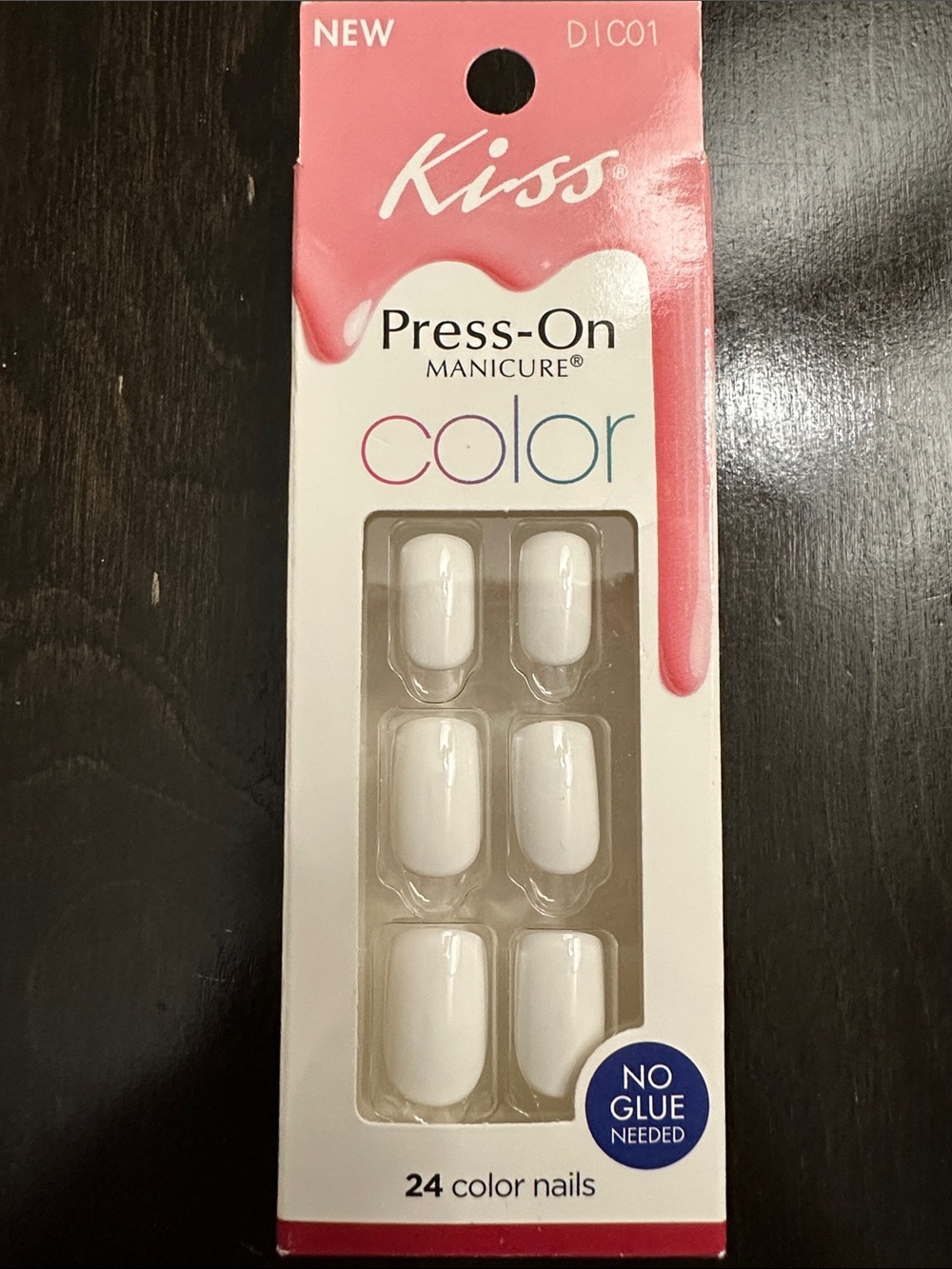 Kiss White Press-On Manicure - Solid White Nails